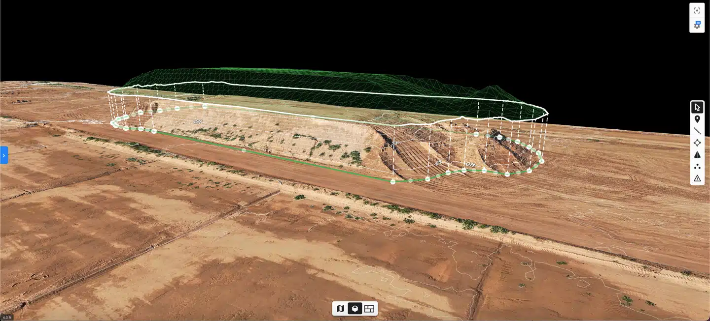 aerial bytes drone services - construction cut fill analysis